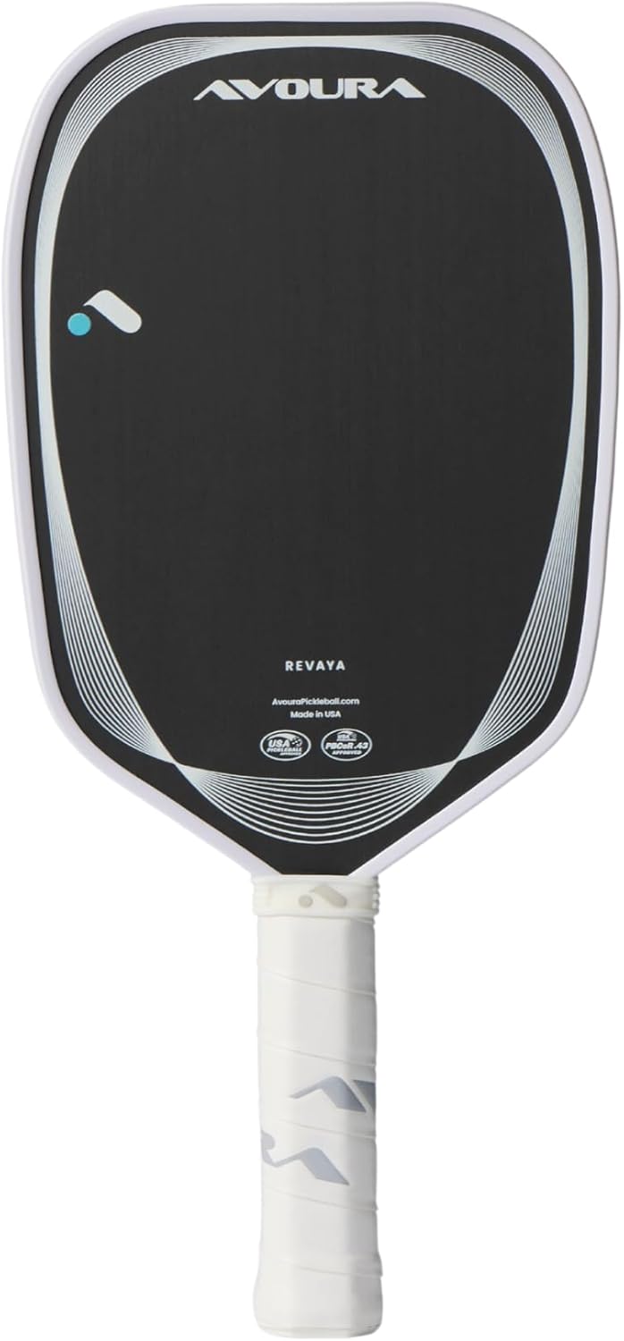 Revaya Elongated Pickleball Paddle, Accessible Power, Toray t700 Carbon Fiber, Durable American Made Core