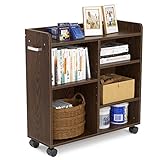 押入れ収納 キャスターラック 幅75cm CD DVD ラック 隙間収納 ボックス 押し入れ収納ケース 本棚 キャスター付き 棚 押し入れ収納ラック 押入れ収納ボックス 木製 隙間収納 クローゼット 収納 ワゴン 整理ラック カラーボックス