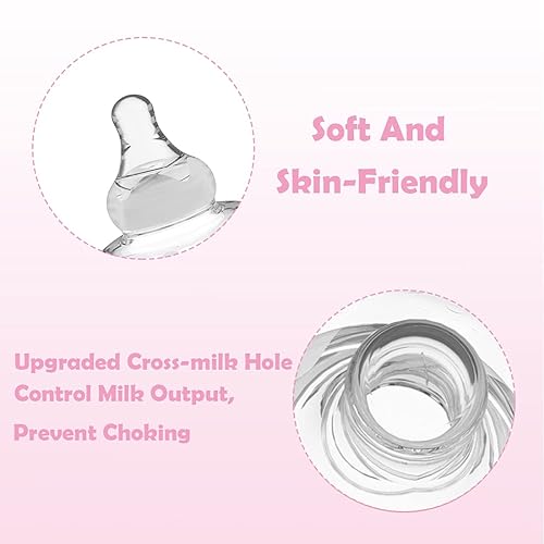 Miniatura 3 de YIYEE Nipple Shield for Breastfeeding 2 Count, Upgraded for Protecting Inverted & Sore Nipples, Assisting Latch Difficulties, Great for Nursing