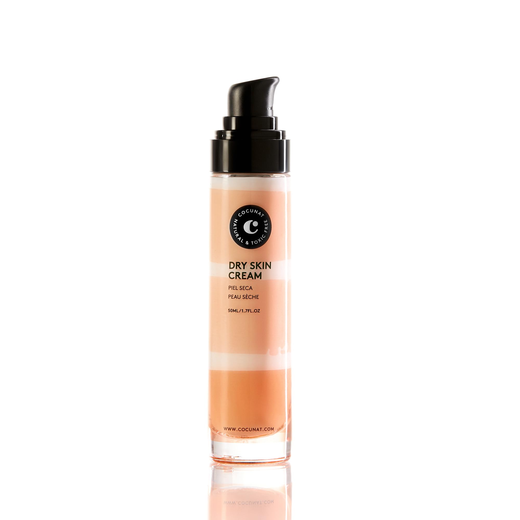 COCUNAT | Crema Facial Hidratante para Pieles Secas | Base de Aceite de Soja, Escualeno, Ácido Hialurónico y Extractos de Limón y Salvia | Primeras Arrugas | 50ml