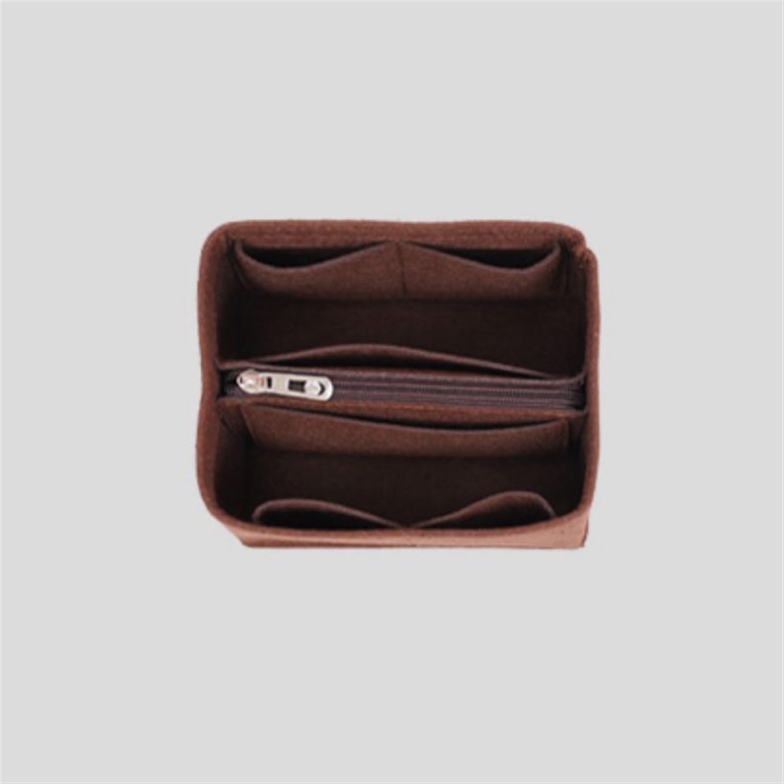 HYFEUOKF Felt Insert Bag Cosmetic Bags Makeup Handbag Organizer Travel Inner Purse Portable Storage Tote Multifunction Women(04,16x11x11cm)