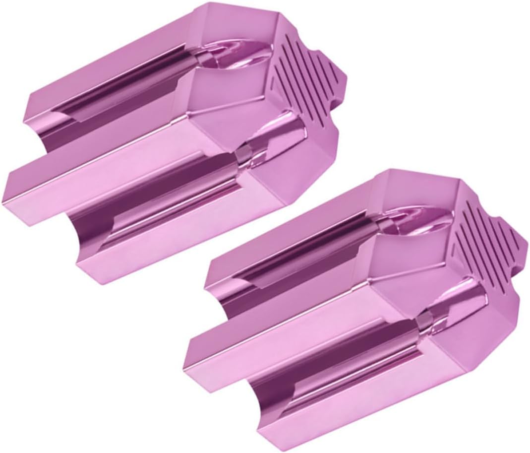 2Pcs Rose Pink Makeup Pencil Sharpener Compact Brow Eyeliner Lip Pencil Tool for Women Professional Cosmetic Use Easy to Carry and Precise Sharpening
