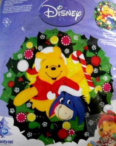Janlynn Pooh & Eeyore Wreath Felt Applique Kit