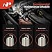 A-Premium Iridium Platinum Spark Plugs Compatible with Ford F-150 & Chevrolet Impala & Lincoln Navigator & Buick Lucerne & Cadillac Allante & GMC C3500HD & Mercury & Oldsmobile & Pontiac, Pack of 8