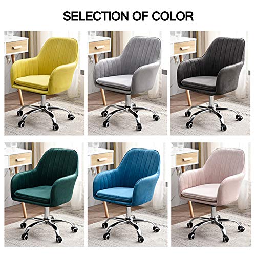 Chaise de bureau ergonomique velours 150 kg à hauteur réglable - 4