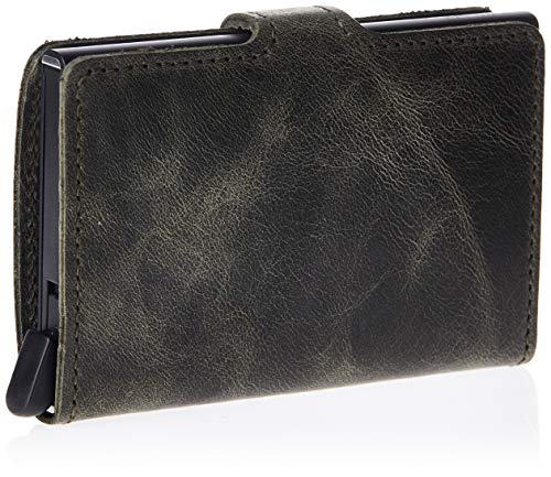 Secrid Seaclid Mini Wallet, Vintage Olive-Black, Olive Black #TOP1
