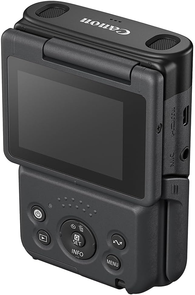 Canon PowerShot V10 Cámara de Vlogging 4K con Pantalla Giratoria y Kit miniatura 8