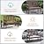 Psilvam 2-Person Poly Lumber Outdoor Garden Bench 700 Lbs Capacity, Brown