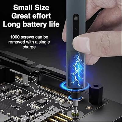 Coverzone 49in1 Hassas Elektrikli Vidalama Seti Profesyonel Mini Tornavida Seti Manyetik Uçlu Çok Fonksiyonlu Tamir Kiti Telefon Laptop Saat Elektronik Onarım İçin Şarjlı Vidalama Seti | 6133