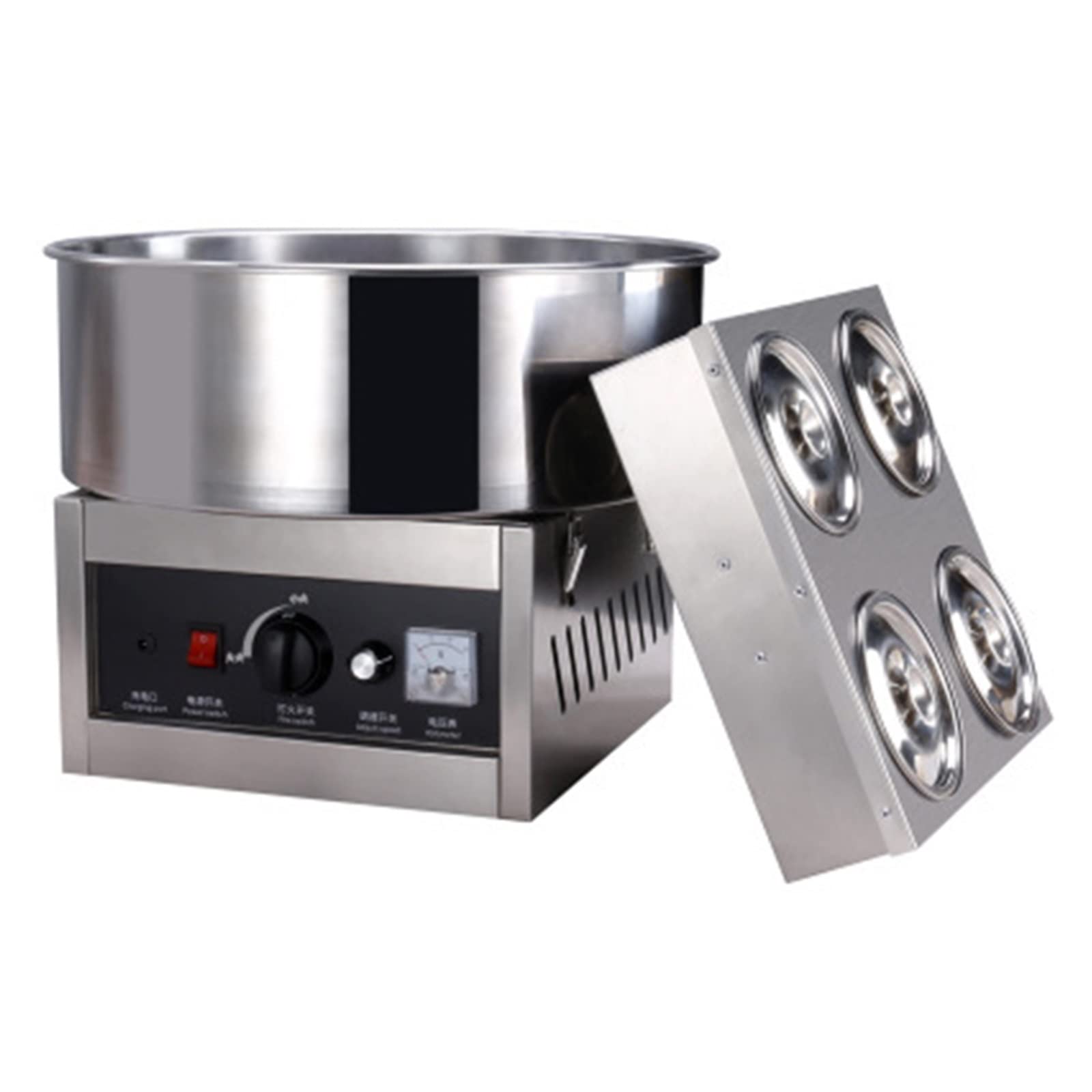 Bricolage Commercial Barbe à Papa Machine gaz Coton Sucre Fantaisie Robot culinaire Soie Fabricant Snack équipement Cuisiner sans Effort