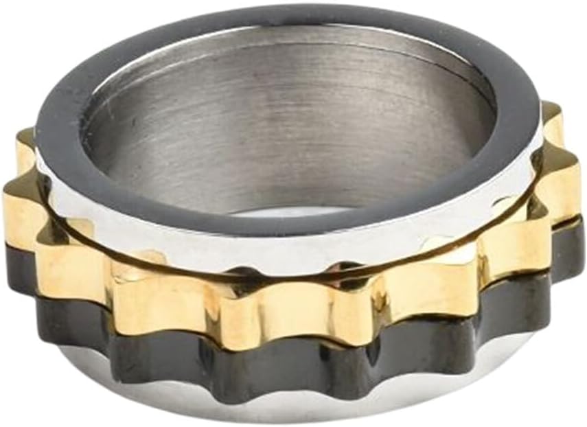 Rotatable Men Ring Fashionable Personalized Rings Multi-Function Finger Jewelry Decoration Accessories Christmas Gifts