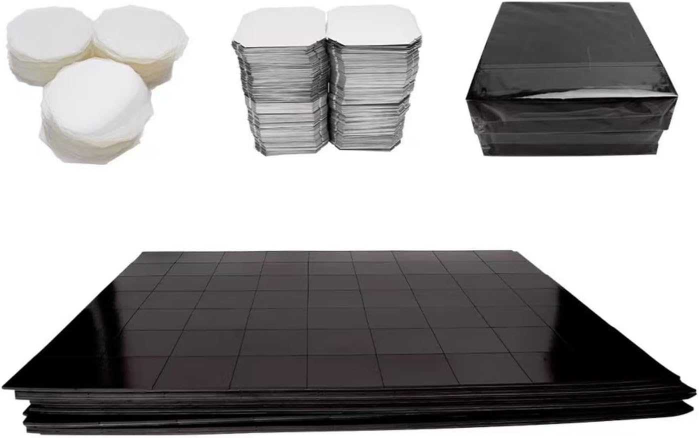 2x2 Inches DIY Photo Fridge Magnet Materials, 1000 Sets Blank Magnetic consumables