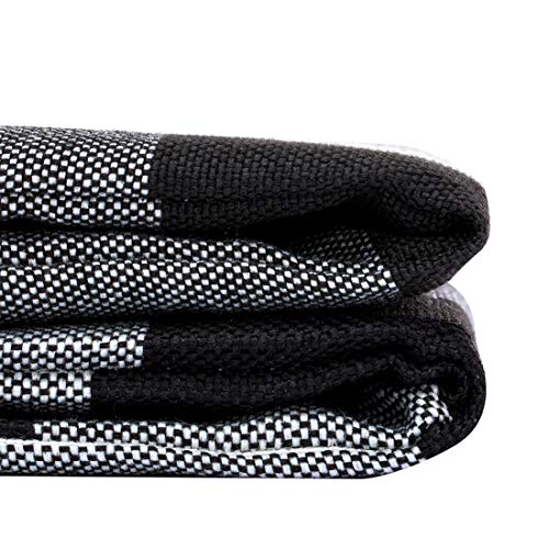 Mklfbt Pack Of 2 Farmhouse Decor Christmas Pillow Covers 20 X 20 Black White Buffalo Checked Plaids Fall Throw Pillow Covers Linen Cushion Covers For Sofa Couch Outdoor Camping #TOP3