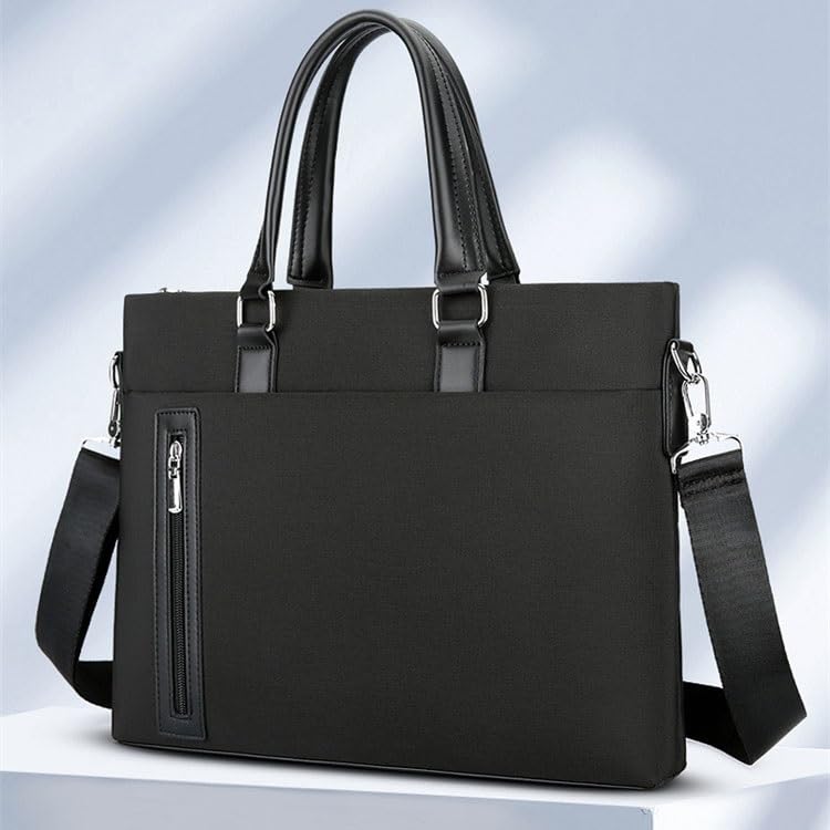 JSEIAJB Briefcase Men's Oxford Cloth Portable Large Capacity Men's Bag File Bag Men's Business4