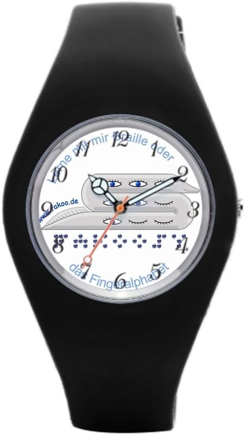 Silicone Watch Strap Fakoo Braille Rubber Watch Straps