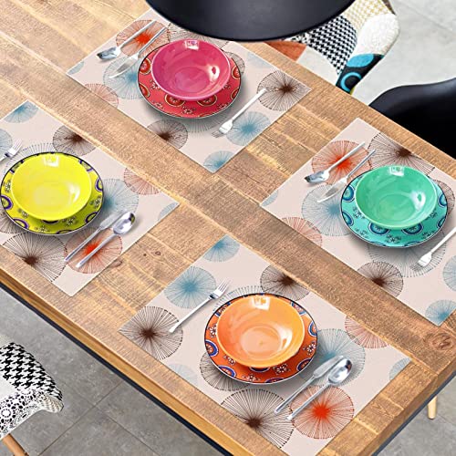 Sets de table pissenlit anti-brûlure pour protéger la table des plats chauds - 8