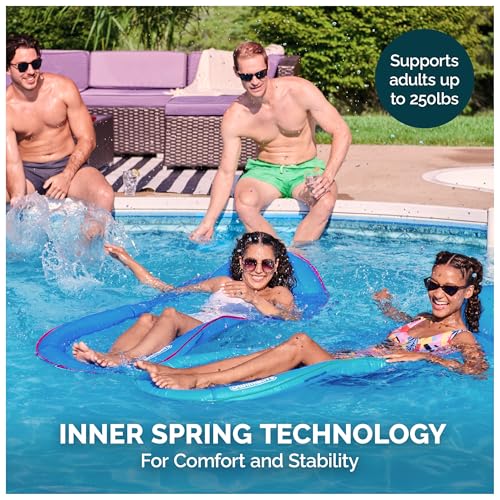 SwimWays Spring Float Hammock, Fast-Inflating Adult Lounger; Ages 15+ - image 4