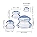 Shinefuture Cupping Therapy Set, 5Pcs Silicone Massage Cupping Kit, Cellulite Massager,Suction Cups For Body Massage,Muscle Relaxation,Pain Relief,Anti Cellulite,Anti-aging, Wrinkle Reducer(4 Size )