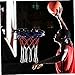 FOYTOKI 2pcs Basketball Net Replacement Kit Woven Nets for Outdoor and Indoor Use Weather-Resistant for Training and Games Fits Standard Hoops