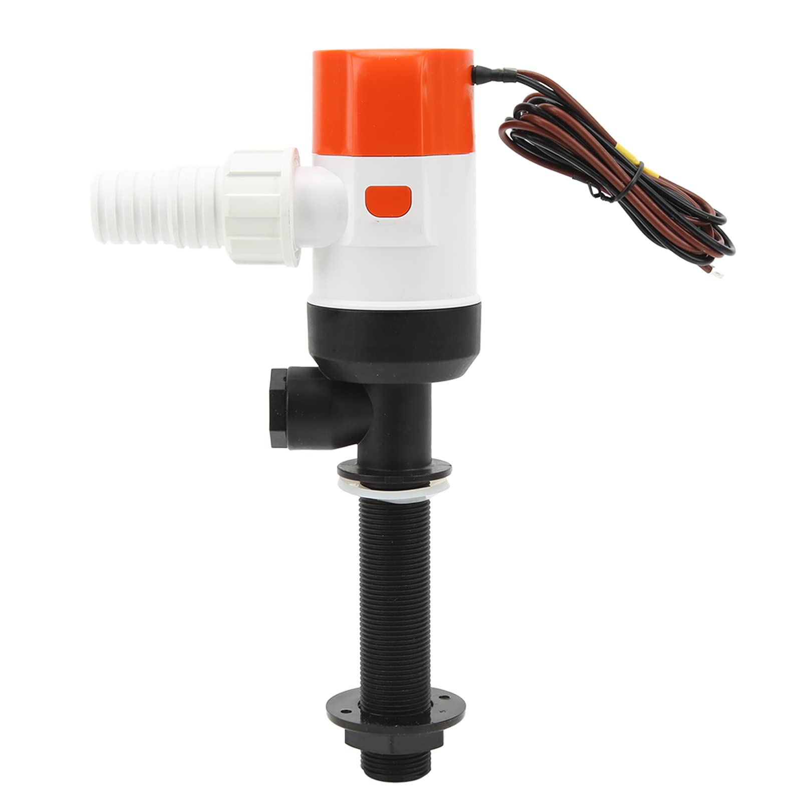 Pompe D'aération de Vivier DC 12 V, Aérateur Submersible SFBP1 G1100 13C 1100 GPH avec Arbre en Acier Inoxydable, pour Bateaux, Yachts de Pêche, Réservoirs de Vivier