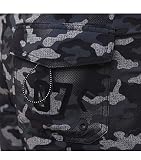 ROCK-IT Apparel Męskie spodenki typu boardshorts, bez podszewki, w kamuflażu, szybkoschnące, z wieloma kieszeniami, szorty surfingowe, strój kąpielowy [rozmiary S-3XL] Szary kamuflaż L