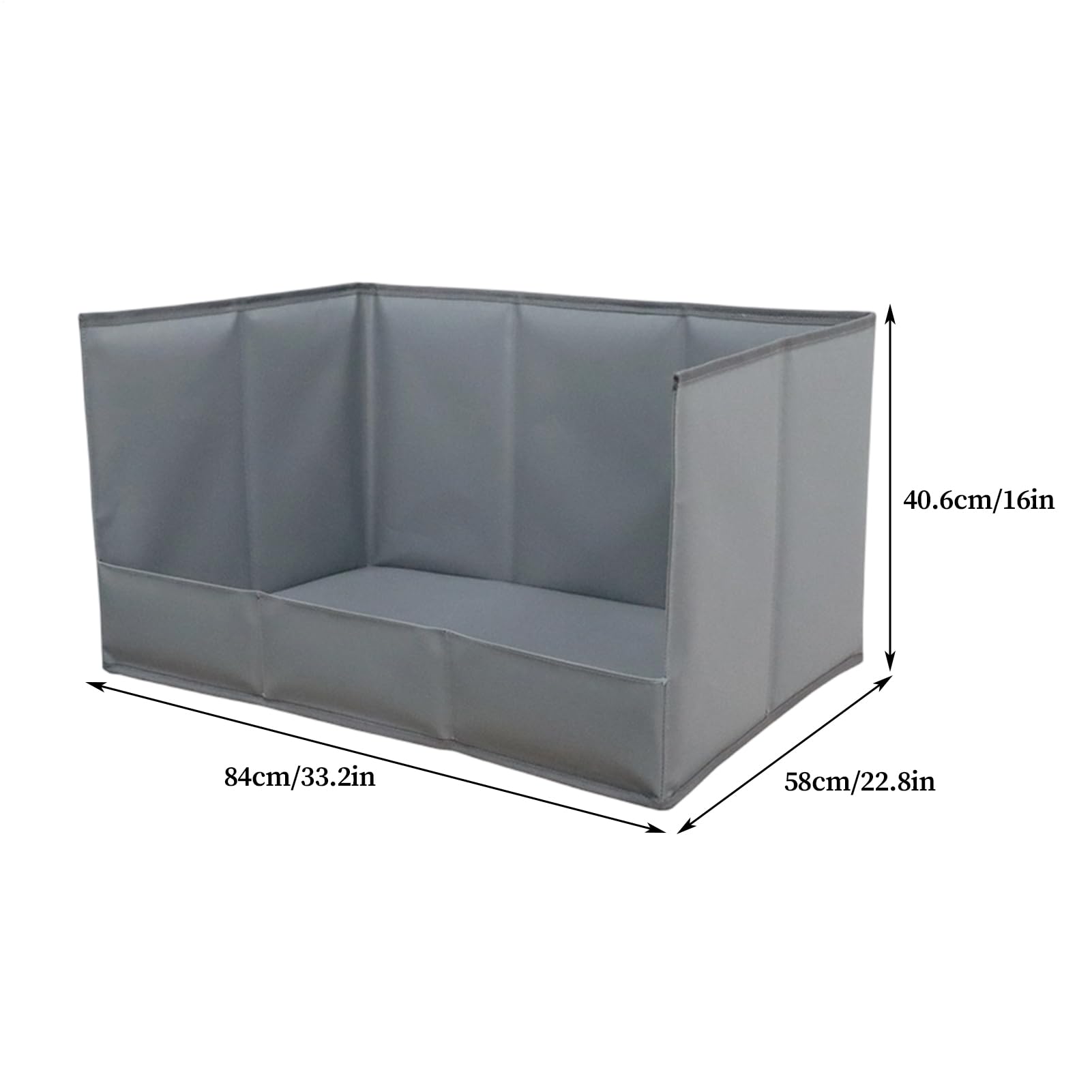 Cassetta Igienica Per Cani Toilette Portatile Pieghabile Impermeabile | Box Pipì con Alte Pareti per Interni Per Casa Appartamento Soggiorno Esterno Balcone Patio Pulizia