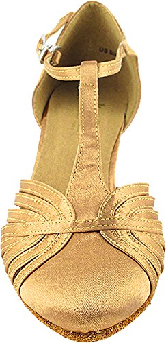 Very Fine Dance Shoes Women's Ballroom Dance Shoes Tango Wedding Salsa Shoes 6829BEB Comfortable 2.5" [Bundle of 5]3