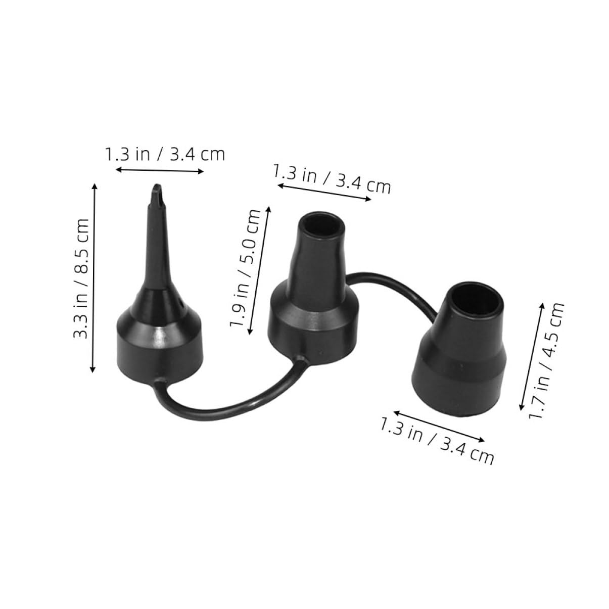 Luftpumpendüse Aufblasbare Matratze Aufblasbares Sofa Pumpendüse Für Luftmatratze Düsen Luftpumpenadapter Für Schlauchboote Zubehör Für Luftbetten Black