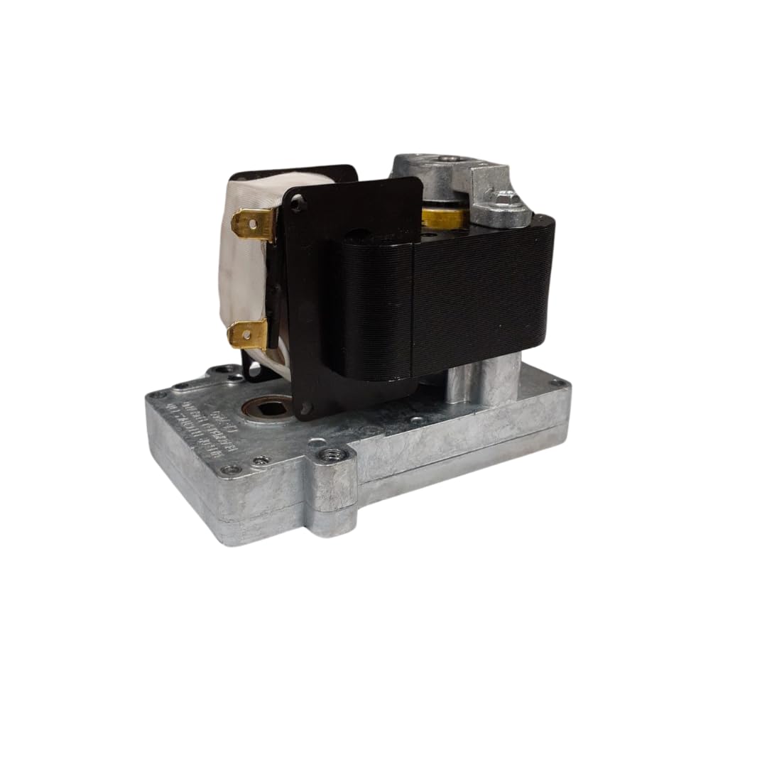 Motor reductor de velocidad: 5 rpm, diámetro del eje: 8,5 mm. Para estufas de pellets y chimeneas