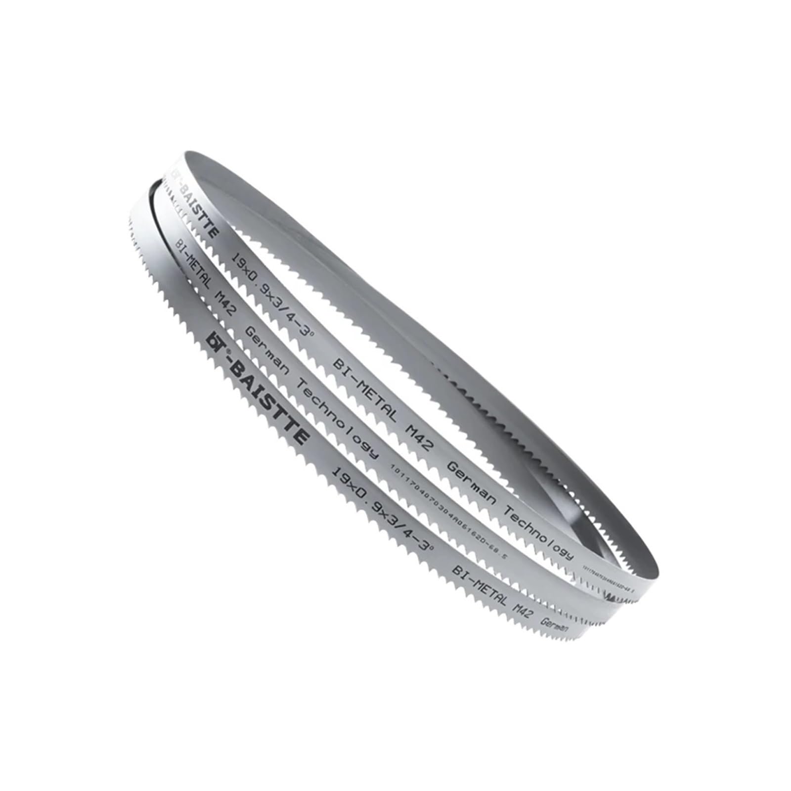 1pcs 1735-3120mm M42 Bi-Metal Band Saw Blades 19x0.9mm Bandsaw Blade Cutting Metal Bimetal(19x0.9mm 3-4Tpi,Length 2720mm)