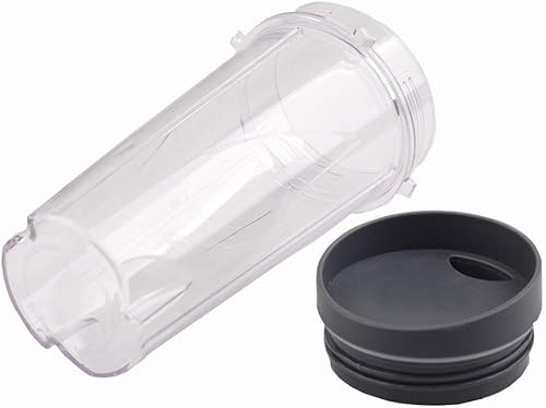 Miniatura 3 de Ninja Blender Cups - Juego de tazas individuales de 16 onzas con 2 tapas para sorbos para licuadora profesional BL770 BL780 BL660 (paquete de 2)