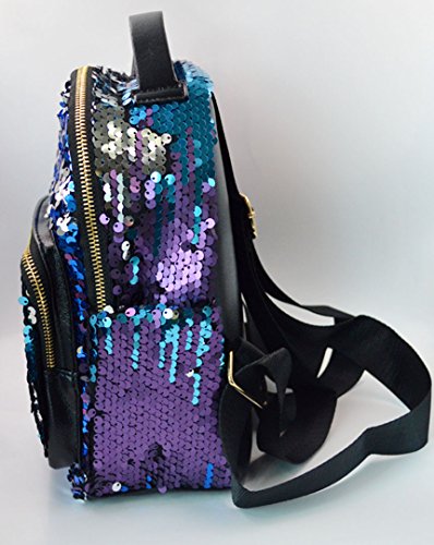 Goodbag Reversible Sequin Backpack Mermaid Backpack Sparkly Glitter School Bag #TOP5