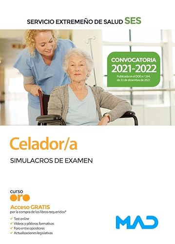 Celador/a del Servicio Extremeño de Salud (SES). Simulacros de examen