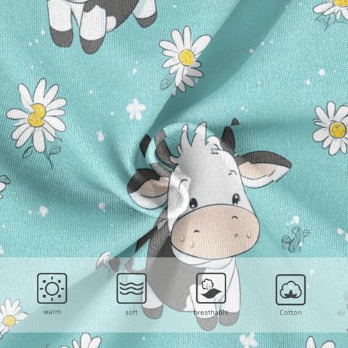 Wusikd Cows Daisy Girls' Underwear Cotton Cute Girls Briefs Soft Toddler Underwear 2T3