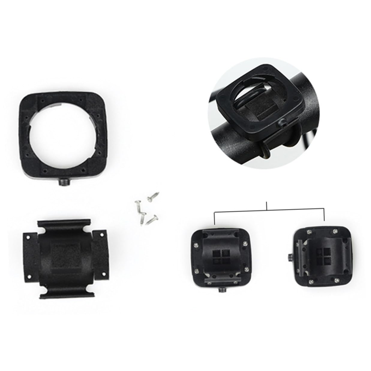 Tachimetro Notte per Bicicletta senza Fili Display Lcd e Batteria 2032 | Conta Chilometri Leggero, Schermo Luminoso Nero, per Escursioni e Salite, Corpo Plastico Componenti Elettronici