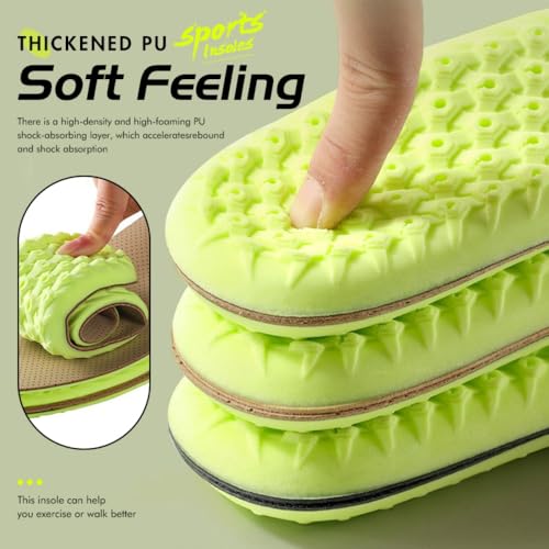 2 Pares de Plantillas de Cuero PU para Hombre y Mujer miniatura 4