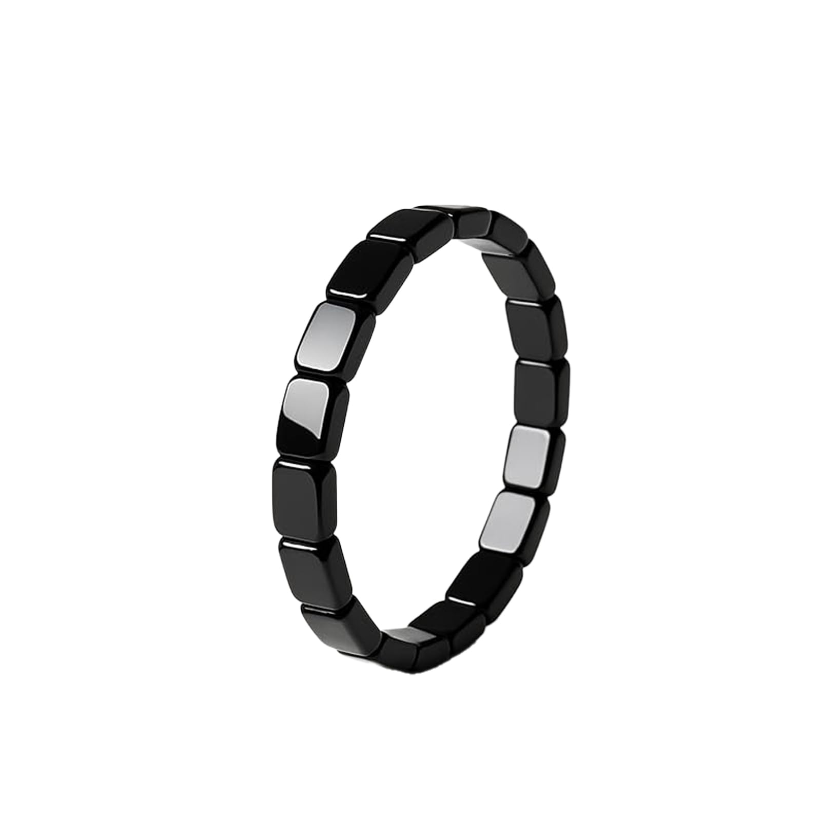 Hematite Bracelet For Men, Reclaim Your Edge & Confidence Natural Hematite Stone Beaded Stretch Healing Bracelets Inspirational Gift Jewelry-image-29