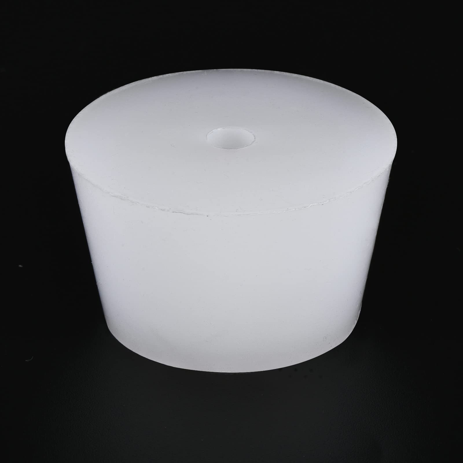 MECCANIXITY Silicone Rubber Tapered Plug 44mm to 55mm with Hole White for Powder Coating, Painting, Anodizing, Plating, Sandblasting, Laboratory Use — Amazon image 3