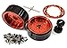 Integy RC Model C29151RED Billet Machined Alloy Beadlock Wheels for Element RC 1/10 Scale Enduro Sendero