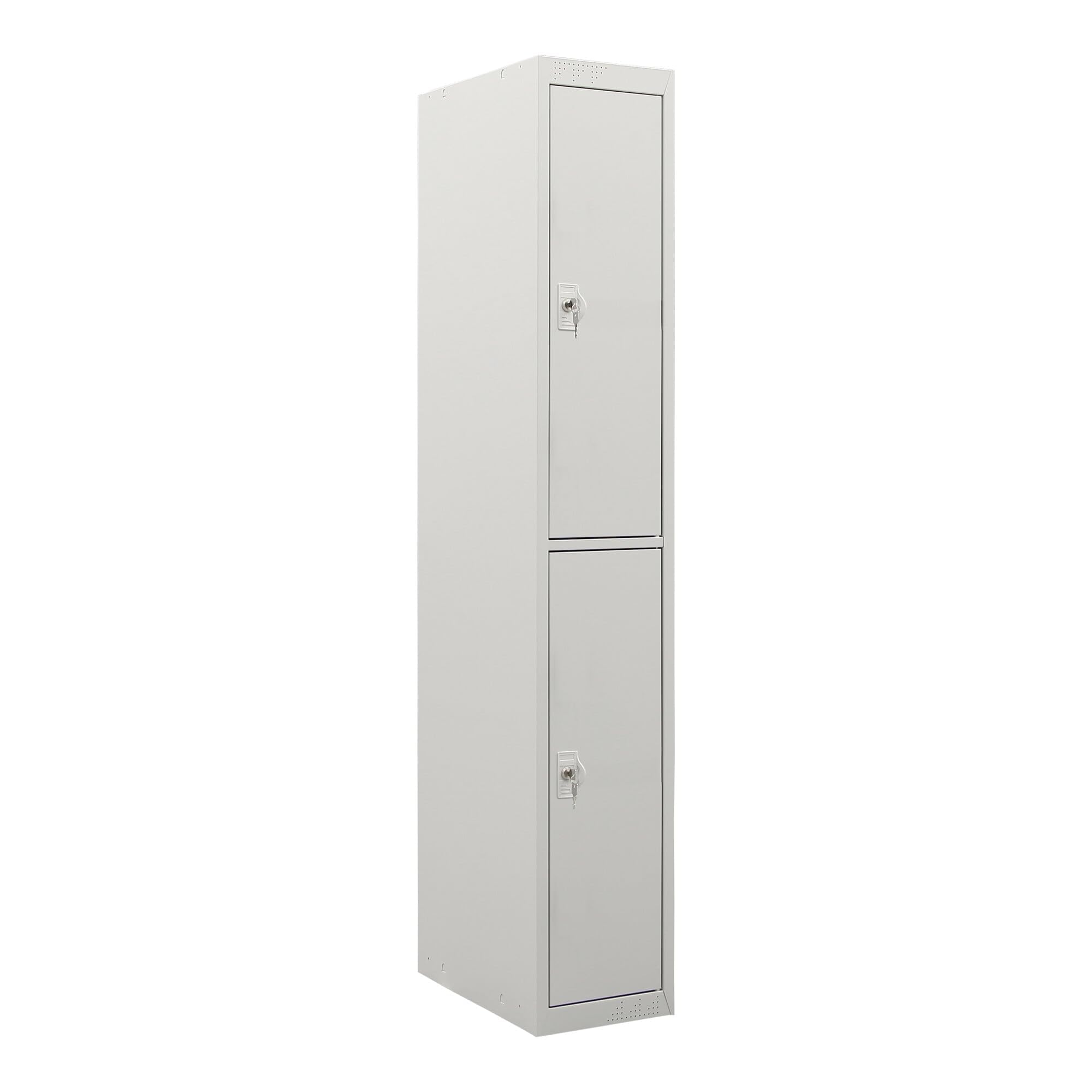 STIER Armadietto da spogliatoio 2 scomparti 1800x300x500 mm grigio luce