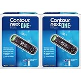 The CONTOUR NEXT ONE Blood Glucose Monitoring System (Pack of 2)