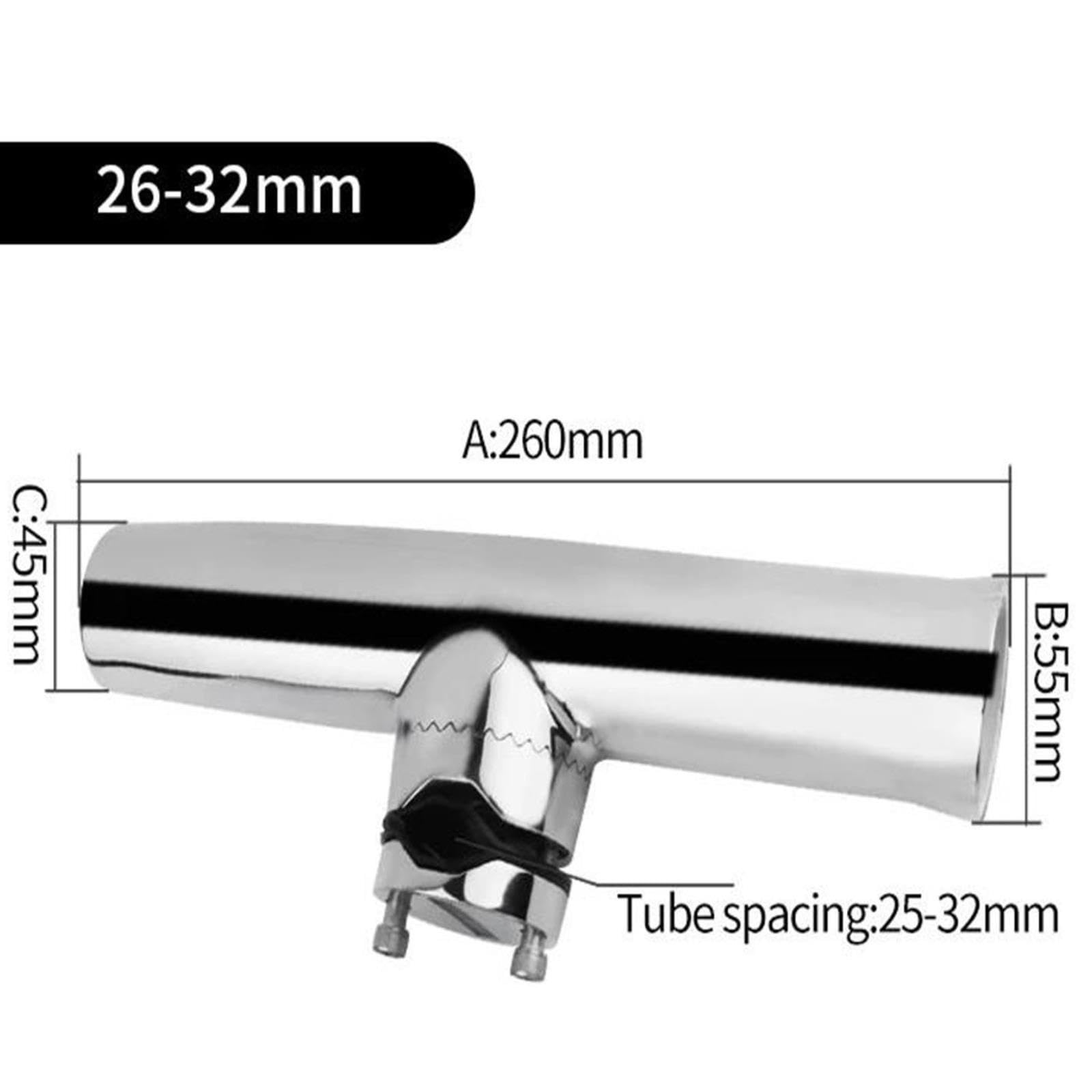 1 Supporto for Asta con Morsetto con Rotazione SS 360 da 25-32 mm