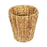 Woodluv Natural Water Hyacinth Waste Paper Bin/Basket