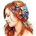 Women Lady Girls Bridal Butterfly Hairclip Beautiful Colorful Butterflies Hairclips Magnet Headdress Hair Clips 5PCS Sizes Colors Random Wedding Party Ornament Urchart