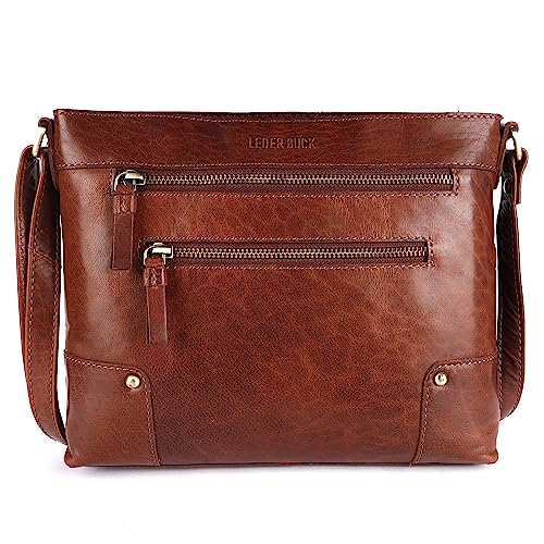LEDERBUCK Mia Soft Real Leather Womens Crossbody Handbags and...