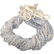 Natural Chalcedony Gemstone Beads, Jewelry Supplies for Jewelry Making, Wholesale Gemstone Beads, 13.5" Strand CHIK-STRD-74186