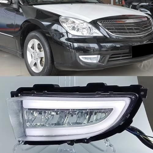 Evita multas con DRL LED Mitsubishi Lancer 2004-2006 luz diurna parachoques 6
