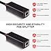 ipolex Active PoE Splitter - Power Over Ethernet Adapter, 48V to 12V, IEEE 802.3af Compliant, 10/100Mbps for Surveillance Camera, WAP and VoIP Phone, up to 100m, 2 Pack