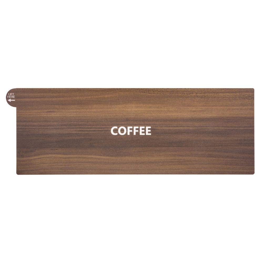 Airpot Wrap - 7.5"H by HUBERT – 7.5"H, Plastic, Brown, Model CWRAPS-ACACIA