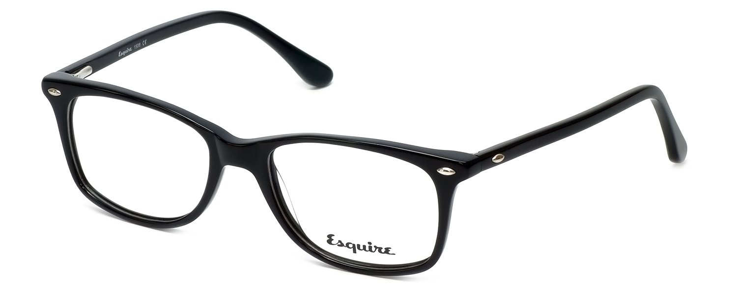 Esquire Designer Eyeglasses EQ1508 in Black 51mm DEMO LENS